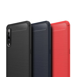 Stöttåligt Armor Carbon TPU-skal Xiaomi Mi 9 - fler färger Blå