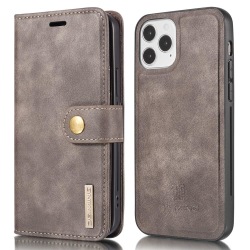 DG.MING Magnetskal/plånbok "2 i 1" iPhone 13 Pro Max - Grå grå
