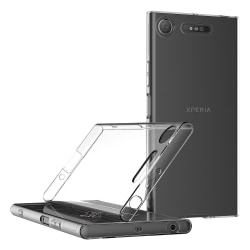 Transparent silikone TPU etui til Sony Xperia XZ1 Transparent