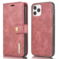 DG.MING Magnetskal/plånbok "2 i 1" iPhone 13 Mini - Röd Röd