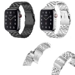 Apple Watch Fyrkant Länkarmband  38/40/41mm - fler färger Silver