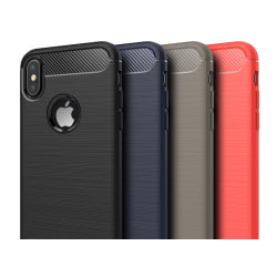 Iskunkestävä Armor Carbon TPU-kuori iPhone XS Max - enemmän värejä Black