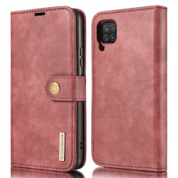 DG.MING Magnetskal/plånbok "2 i 1" Samsung A22 4G - Röd Röd