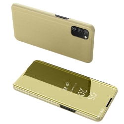 Samsung A02s / A03s Clear View -peilikotelo - kultaa Gold