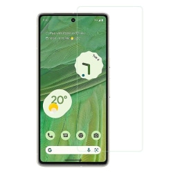 2-PACK SKALO Google Pixel 7 5G Skärmskydd i Härdat glas Transparent