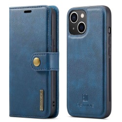DG MING iPhone 14 Plus 2-i-1 Magnet Plånboksfodral - Blå Blå