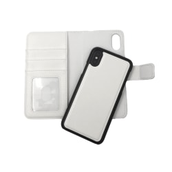 Magnetisk skal/pung "2 i 1" iPhone X / XS - flere farver White