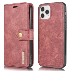 DG.MING Magnetskal/plånbok "2 i 1" iPhone 13 - Röd Röd