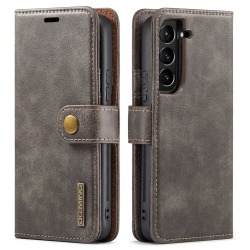 DG.MING Magnetskal/plånbok "2 i 1" Samsung S22 - Grå grå