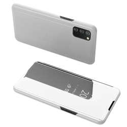 Samsung A02s / A03s Clear View -peilikotelo - hopea Silver