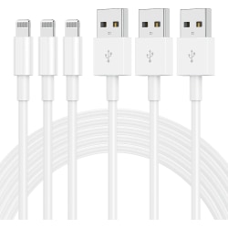 3Pack [Apple MFi Certified] Apple iPhone-laddare 1m