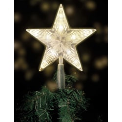 Christmas Tree Top 10 LEDs med power - varmvit