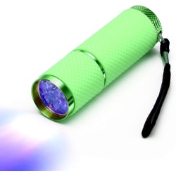 LED mini ficklampor, med lanyard för barn, grön