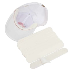 20-pack Svettskydd för Keps - Självhäftande Svettband för Hattar vit