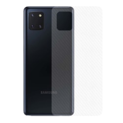 3-pack Galaxy Note 10 Lite Kolfiber Skin Skyddsfilm Baksida transparent