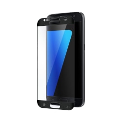 Samsung Galaxy S7 Skärmskydd Kolfiber Härdat Glas (Svart) svart