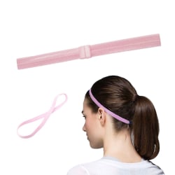 Tunt Pannband Hårband för Sport Träning - Rosa rosa
