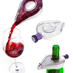 Unik Aerator Vinluftare Dekanteringspip för Vin transparent