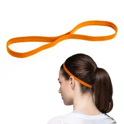 Tunt Pannband Hårband för Sport Träning Yoga Orange orange