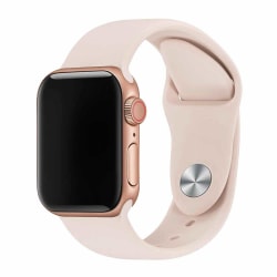 Rosa Beige Apple Watch 1/2/3/4/5/6/7/SE Armband Silikon 38/40/41 rosa 38/40