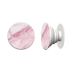 Rosa Marmor Knapp Universalt Grepp Hållare Ställ Mobiltelefon rosa