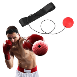 Pannbandsboxning - Rolig Konditionsträning - Pannbands Boxning röd