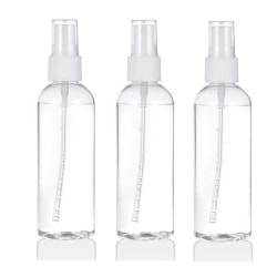 3st Refill Flaska Påfyllning Spray 100ml - Resekit - transparent
