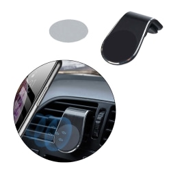 Universal Magnet Mobilhållare till Bilens Fläktgaller Bilhållare svart