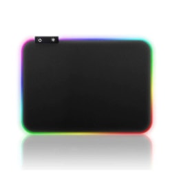 Gaming LED RGB Musmatta 35x25cm svart