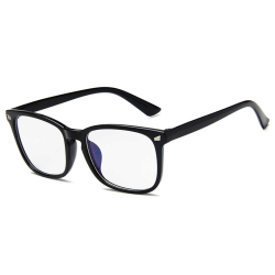 Svarta Datorglasögon med Blåljusfilter utan Styrka svart