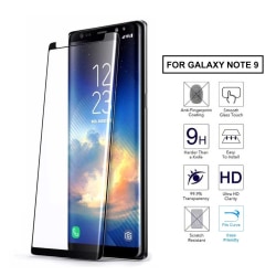 [2-pack] Galaxy Note 9 Skärmskydd Härdat Glas Kolfiber svart