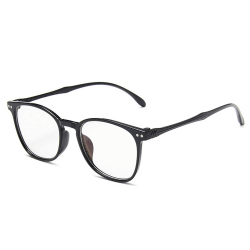 Moderna Svarta Glasögon Klart Glas utan Styrka Klarglas svart