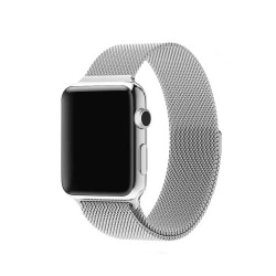 Klockarmband Apple Watch 1/2/3/4/5/6/7/SE 42/44/45 Silver Mesh silver