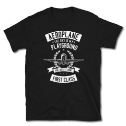 Roach - T-shirt - Aeroplane - The Sky Is My Playground Black S