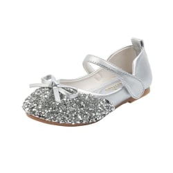 prinsesskor elsa skor barn festskor silverfärgad 21cm / size35