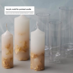 kynttilän muotit sytytä kynttilät tee-se-itse muotit silikonimuotissa yke55036 terävä pitkä sauva 516