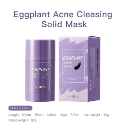 1st Eggplant Stick Mask Cleans Pores Anti-Acne Facial Care
