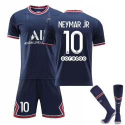 fodboldtrøje / fodboldtøj neymar jr til børn / voksne med fodbold voksen xs