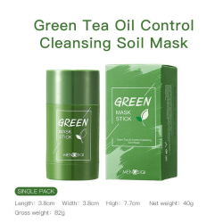 2st Green Tea Stick Mask Cleans Pores Anti-Acne Facial Care