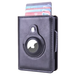 airtag plånbok wallet apple airtags korthållare kort svart
