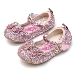 elsa prinsessa kengät lapsi tyttö paljeteilla vaaleanpunainen 16 cm / størrelse 25