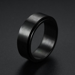 anti stress fidget spinner roterande ring ringar Size7/17mm