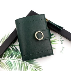 plånbok mobilplånbok plånboks kortplånbok dam PU Läder r421 grön