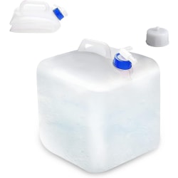 15 liter sammenklappelig vanddunk - 25,5*25,5*25,5 cm, vandposebeholder Vandpose til nødsituationer, forbereder, nødberedskab-Perfet