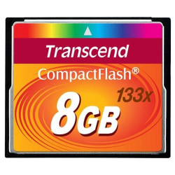 Transcend CompactFlash8GB 133x (TS8GCF133)