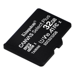 kingston Canvas Select Plus MicroSDHC, 32GB, Class 10 UHS-I, bla