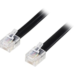 Deltaco Modular cable RJ12/6C 2m, black