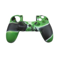Silikongrepp för handkontroll, Playstation 4 (Svart/Grön)