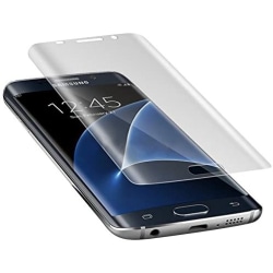 2st Samsung S7 Edge Heltäckande Skärmskydd l Plast l SOFT