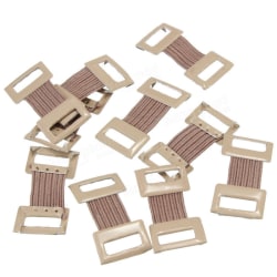 10st Bandage clips till bandage elastiskt brun